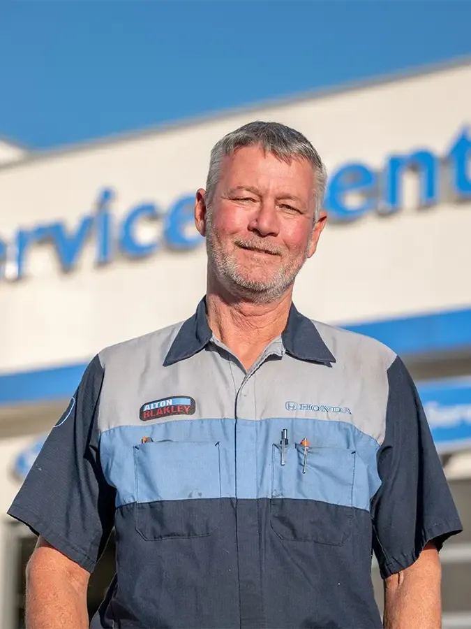 Service Technician Gary Wright in Service Staff at Alton Blakley Honda